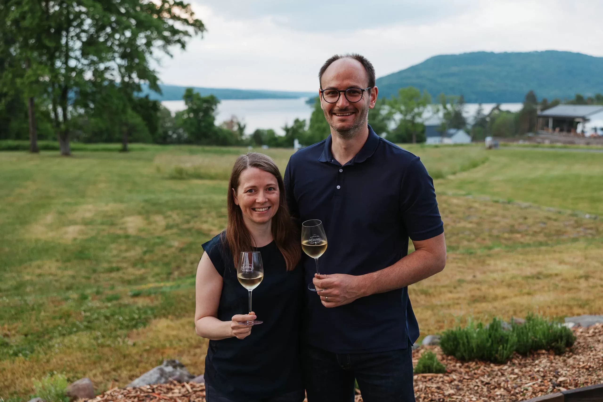 Céline and Sébastien LeSeurre by Keuka Lake